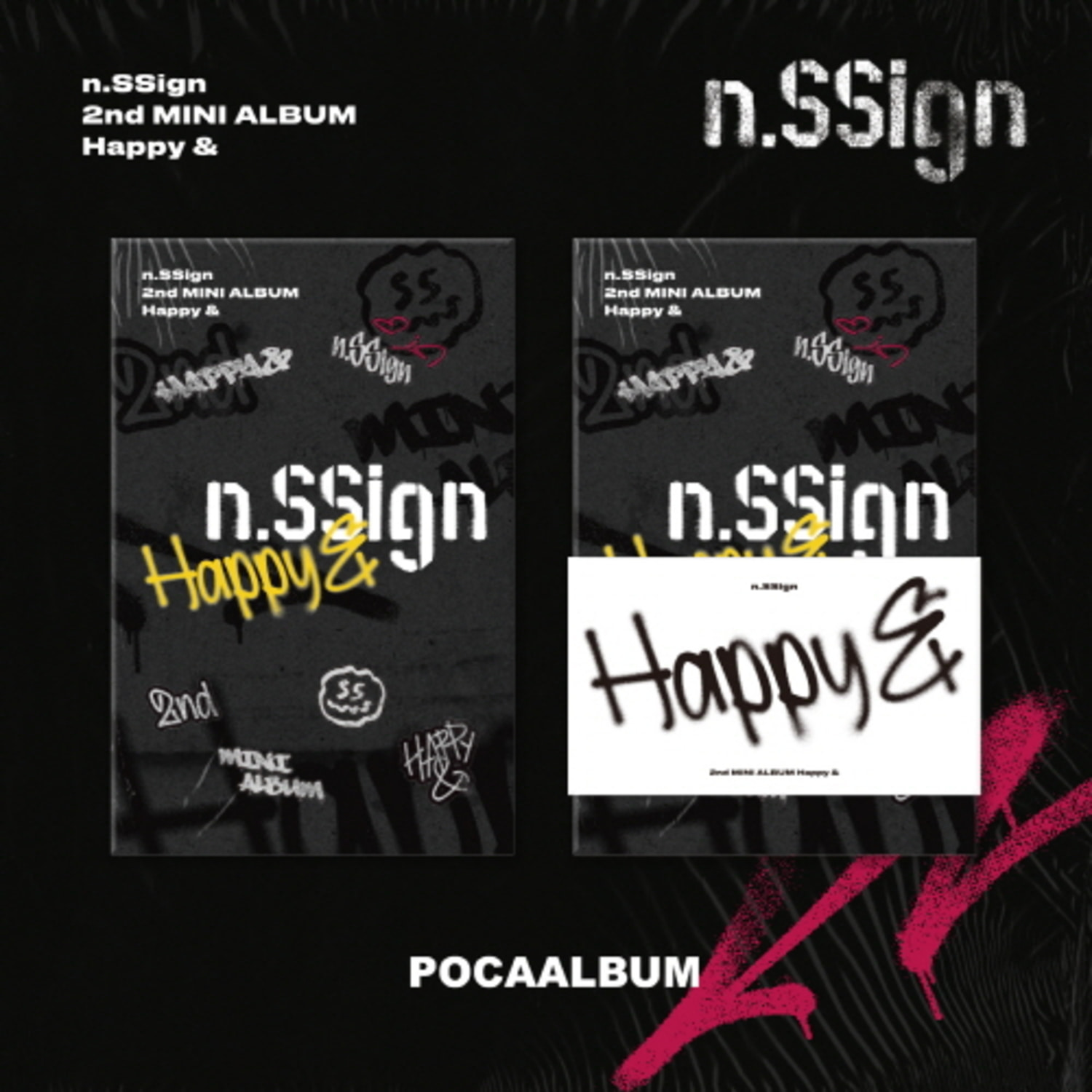 엔싸인 (n.SSign) - 미니 2집 [Happy &amp;] (POCAALBUM)